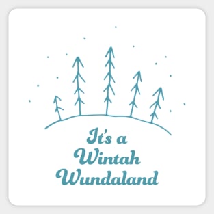 Wintah Wundaland Sticker